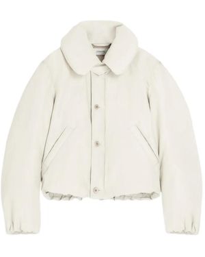 Lemaire Button-Up Padded Jacket - White