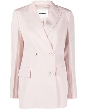 Jil Sander Short Double Breasted Tailor Made Crombie in