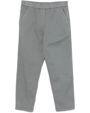 Alysi Pantalon À Taille Élastiquée - Grey