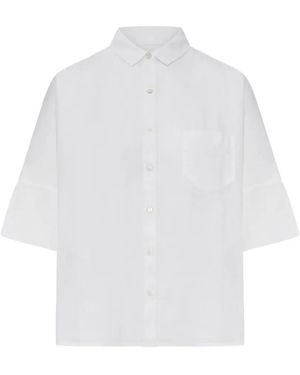 120% Lino Linen Shirt - White