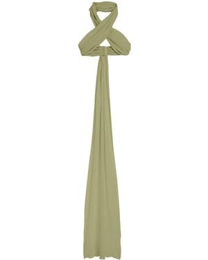Ami Paris Silk Wrap Top - Green