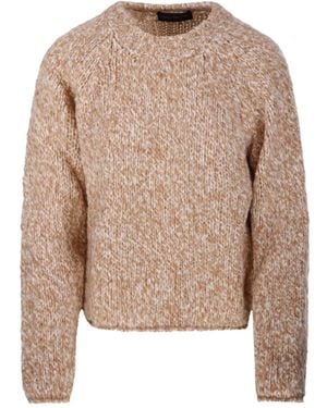 Fabrizio Del Carlo Crew-Neck Sweater - Natural