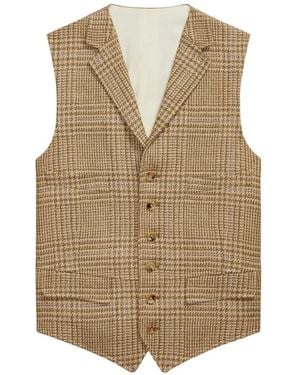 Polo Ralph Lauren Summer Tweed Waistcoat - Natural