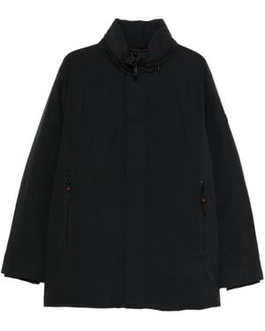 Peuterey Cappotto A Collo Alto - Nero