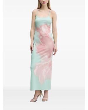 Desigual Floral-Print Midi Dress - White