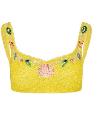Clio Peppiatt Marin Tank Top - Yellow