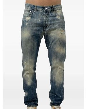Yes London Distressed-Frayed Jeans - Blue