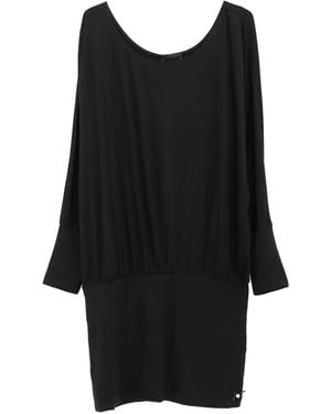 Nii HAI Charli Heart-Detail Mini Dress - Black