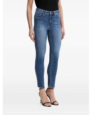 Liu Jo Raw-Hem Skinny Jeans - Blue