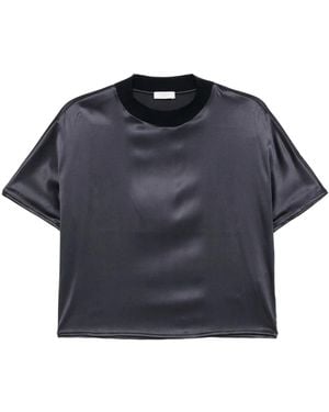 Peserico Satin Blouse - Blue