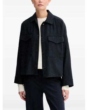 Sessun Pinestripe Shirt - Blue