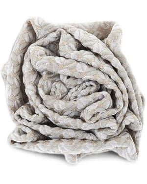 Corneliani Pin De Seda Bordado - Gris