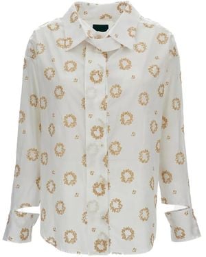 Jejia Printed Shirt - White