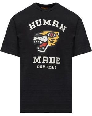 Human Made Tiger-Graphic T-Shirt - Black