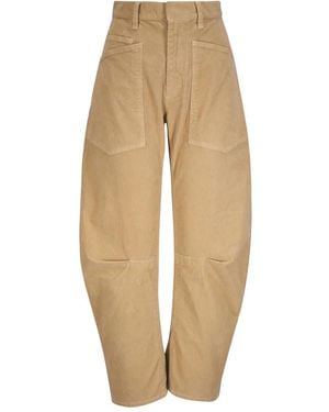Nili Lotan Shon Corduroy Trousers - ナチュラル