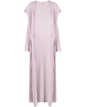 Teddy Cashmere Amalfi Chunky-Knit Cashmere Cardigan - Pink