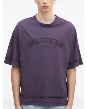 Alpha Industries Open Edge Tシャツ - パープル