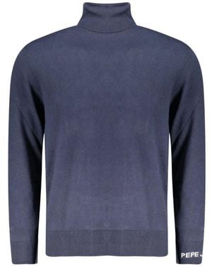 Pepe Jeans Turtleneck Long-Sleeve Jumper - Blue