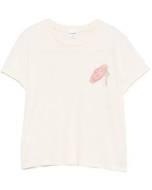 RE/DONE Graphic-Print Short-Sleeve T-Shirt - White
