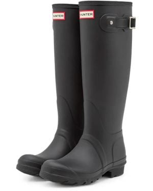 HUNTER Original Tall Wellington Boots - Black