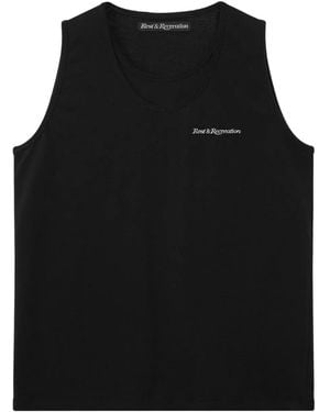 Rest&Recreation Layered Tank Top - Black