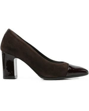 CAREL PARIS Rosana Patent-Trimmed Pumps - Black