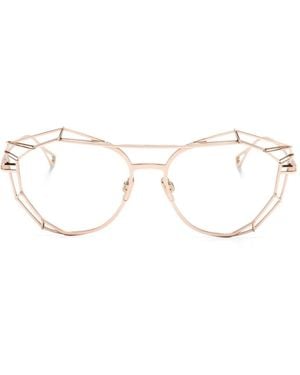 Cazal Lunettes De Vue À Monture Papillon - Neutre