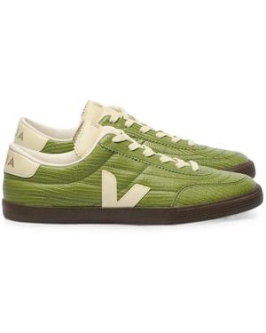 Veja Panenka Lizard-Effect Trainers - Green