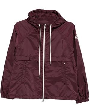 Moncler Coquelicot Hooded Zip Jacket - Purple