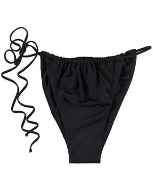 BELAMER Tina Side-Tie Bikini Bottom - Black