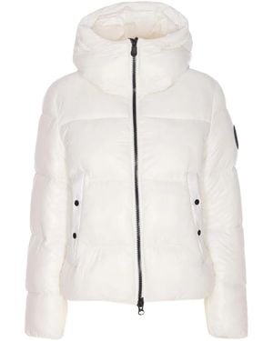Save The Duck Hooded Puffer Jacket - Natural
