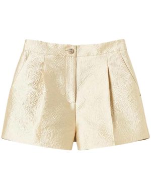 Twinset ブロケード ショートパンツ - ナチュラル