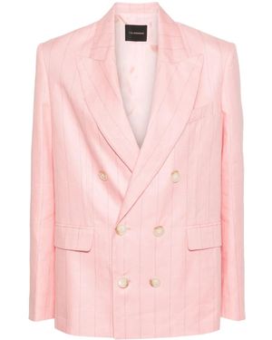ANDAMANE Blazer Pixie con doble botonadura - Rosa