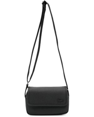 Lacoste Logo-Patch Shoulder Bag - Black
