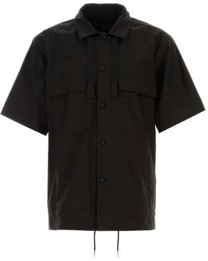 Sacai Chest Pockets Shirt - Black