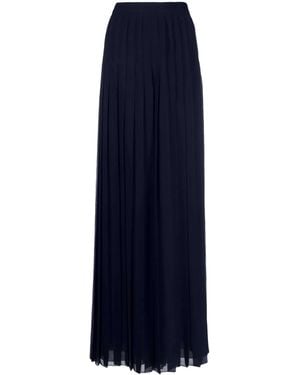 Ralph Lauren High-Waisted Pleated Trousers - Blue