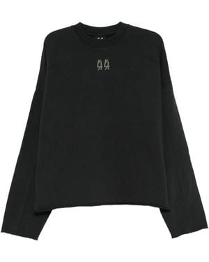 44 Label Group Crew-Neck Sweatshirt - Black