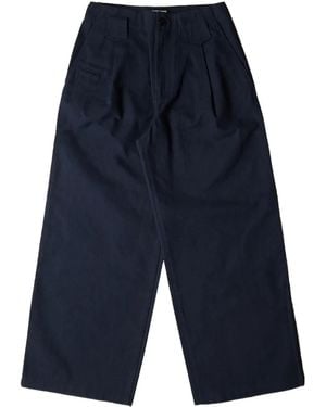 KENZO Pleated Track Trousers - Blue