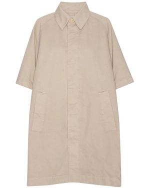 Henrik Vibskov Button Short-Sleeve Coat - Natural