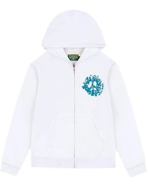 DENIM TEARS Stadium Denim College Hoodie - White