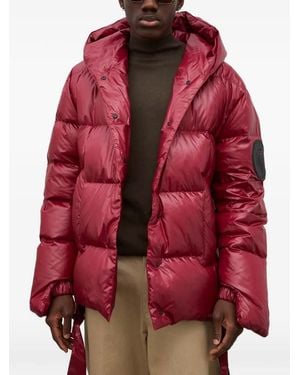 MMC Studio Wattierte Jesso Kapuzenjacke - Rot