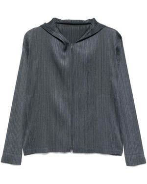 Pleats Please Issey Miyake Mc December Jacket - Grey