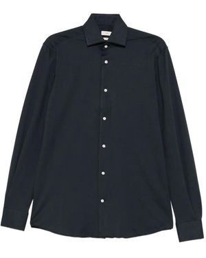 Liu Jo Long-Sleeved Silk Shirt - Blue