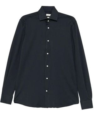 Liu Jo Long-Sleeved Silk Shirt - Blue