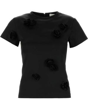 Sportmax Mendoza フローラル トップ - ブラック