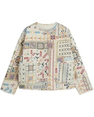 Momoní Gelsomino Quilted Jacket - White