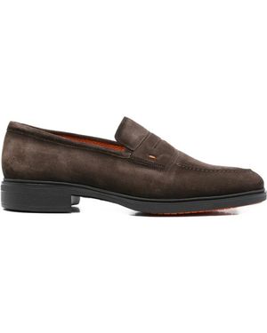 Santoni Easy Loafers - Brown