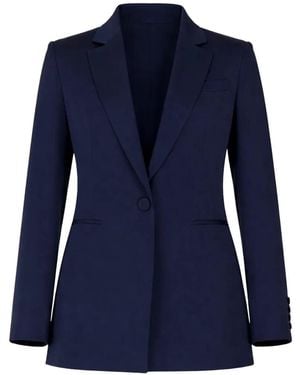 Clips Single-Breasted Blazer - Blue