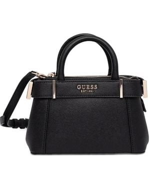Guess Anadela Structured Mini Bag - Black