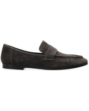 Black Suede Studio Arrow Suede Loafers - Black
